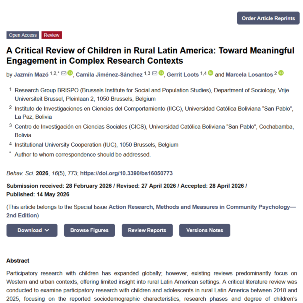 A Critical Review of Children in Rural Latin America: Toward Meaningful Engagement in Complex Research Contexts