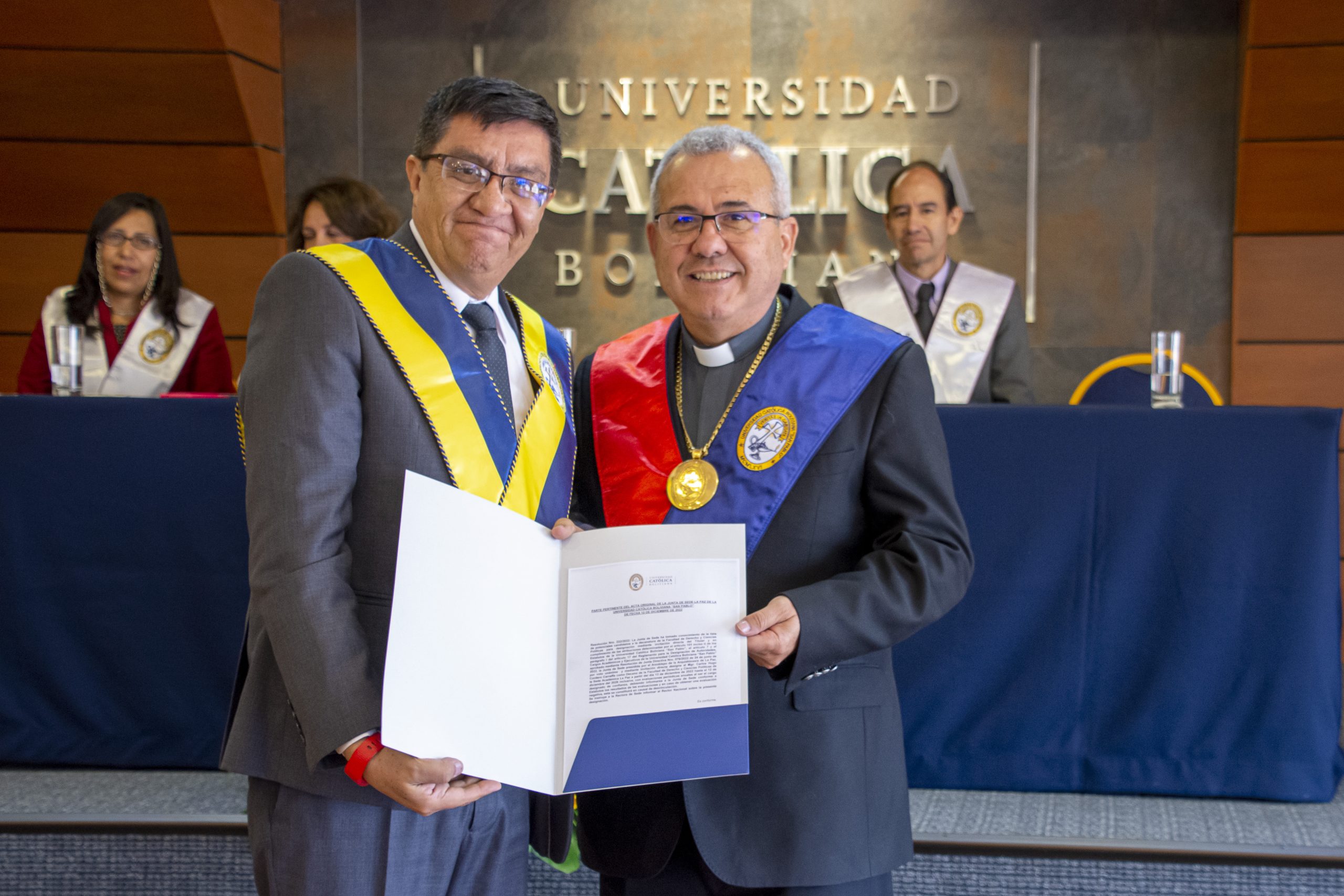 Saludo posesión Decano de la Facultad de Derecho y Ciencias Políticas 06.02.2023