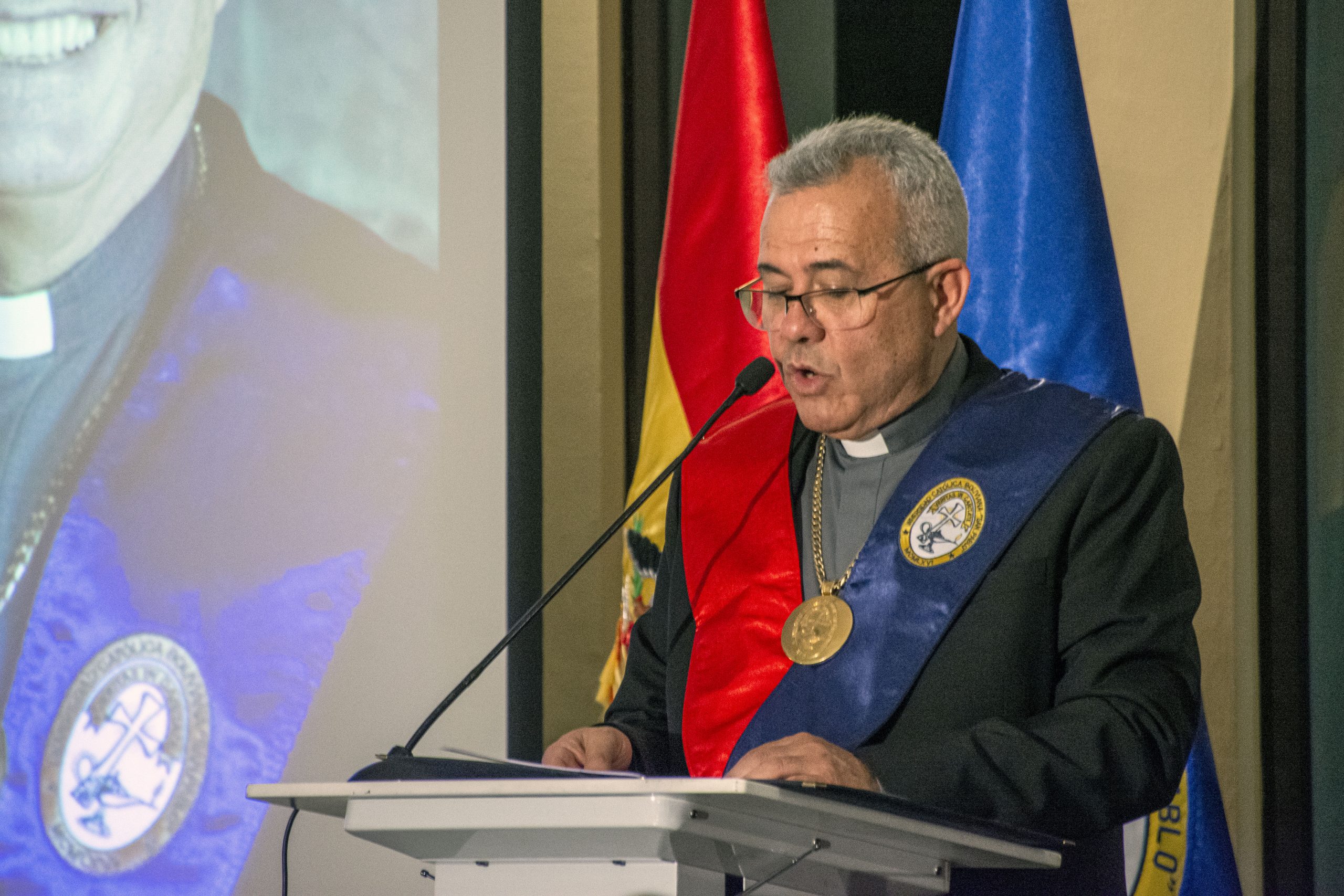 DISCURSO DEL RECTOR NACIONAL EN EL 57 (QUINQUAGÉSIMO SEPTIMO ANIVERSARIO) DE LA UNIVERSIDAD CATÓLICA BOLIVIANA. 16.05.2023