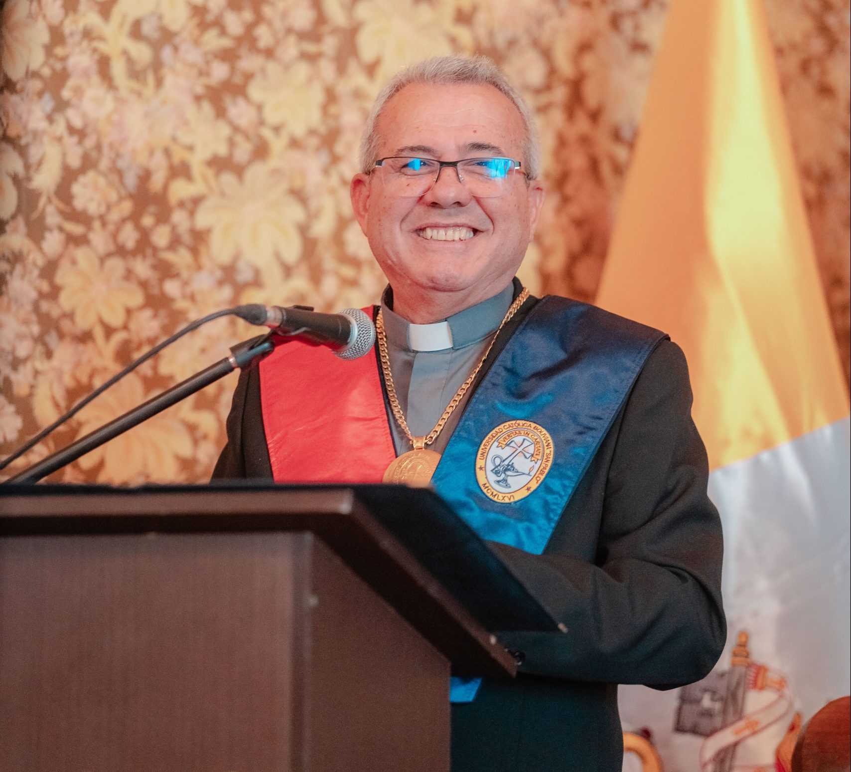 SALUDO EN EL LANZAMIENTO DE LA NUEVA SEDE DE LA UCB EN LA CIUDAD DE SUCRE, LA PLATA 29-9-2023