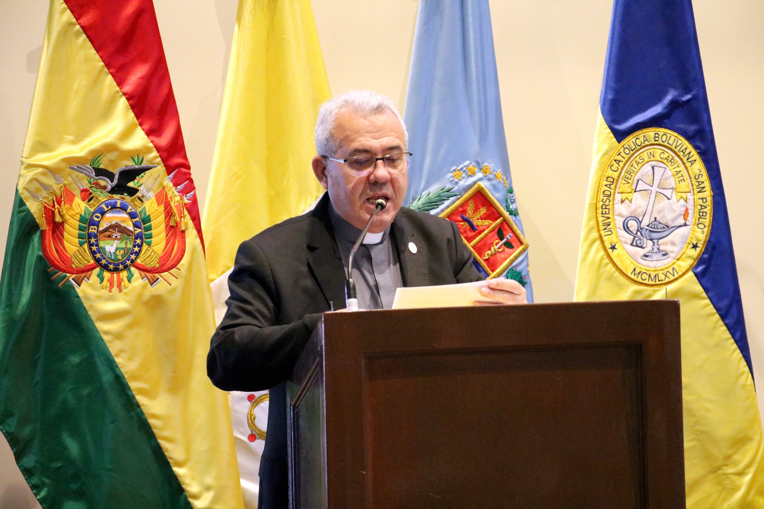 SALUDO EN EL ACTO DE ACREDITACIÓN DE CARRERAS POR EL SISTEMA ARCU SUR. 16-4-2024