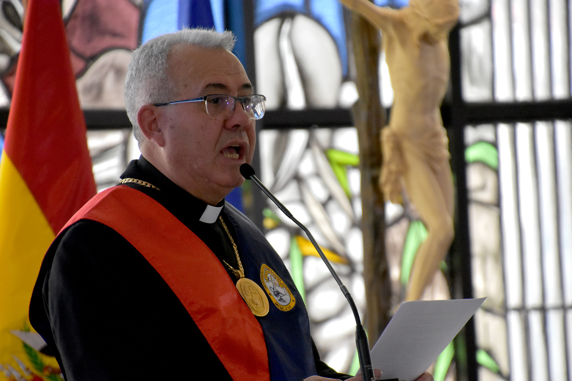 DISCURSO DEL RECTOR NACIONAL EN EL 58 (QUINQUAGÉSIMO OCTAVO ANIVERSARIO) DE LA UNIVERSIDAD CATÓLICA BOLIVIANA. 14-5-2024