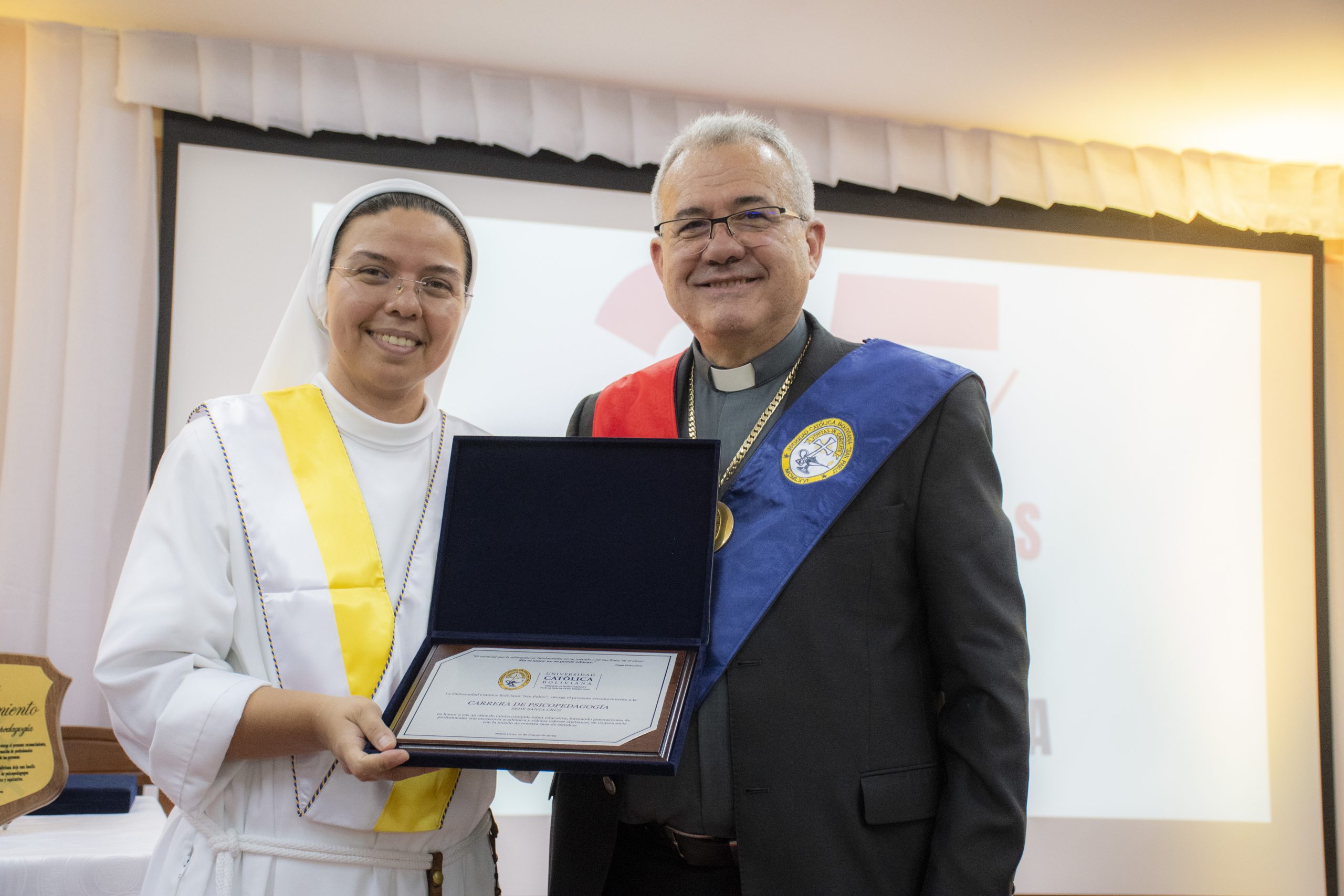 PALABRAS EN LA CELEBRACIÓN DE LOS 35 AÑOS DE LA CARRERA DE PSICOPEDAGOGÍA EN SANTA CRUZ DE LA SIERRA. 11-3-2025